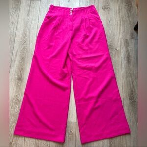Wide-Leg Maeve Pink Dress Pants